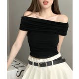 オフショルダートップス 半袖 Tシャツ | Riff | 詳細画像5 