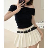 オフショルダートップス 半袖 Tシャツ | Riff | 詳細画像7 