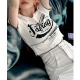 プリント半袖Tシャツ ロゴプリント ショート丈 | Riff | 詳細画像12