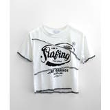 プリント半袖Tシャツ ロゴプリント ショート丈 | Riff | 詳細画像28