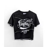 プリント半袖Tシャツ ロゴプリント ショート丈 | Riff | 詳細画像29