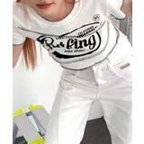 プリント半袖Tシャツ ロゴプリント ショート丈 | Riff | 詳細画像6