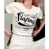 プリント半袖Tシャツ ロゴプリント ショート丈 | Riff | 詳細画像8