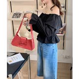 オフショルフリルシャーリングトップス パフスリーブ ペプラム | Riff | 詳細画像36 