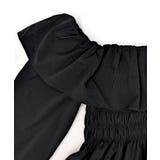 オフショルフリルシャーリングトップス パフスリーブ ペプラム | Riff | 詳細画像54 