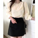 [2点セット] フロントリボンビスチェ+シアーブラウス アンサンブル | Riff | 詳細画像14 