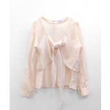 [2点セット] フロントリボンビスチェ+シアーブラウス アンサンブル | Riff | 詳細画像23 