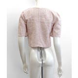 ショート丈ツイードジャケット 半袖 ノーカラージャケット | Riff | 詳細画像23 