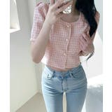 ショート丈ツイードジャケット 半袖 ノーカラージャケット | Riff | 詳細画像4 