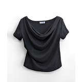 ドレープネックリブトップス 半袖 Tシャツ | Riff | 詳細画像39 