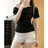 ワンショルトップス 半袖 Tシャツ | Riff | 詳細画像16 