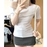 ワンショルトップス 半袖 Tシャツ | Riff | 詳細画像4 