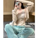 センターリボンギャザーノースリーブ 2WAY オフショル | Riff | 詳細画像16 