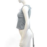 センターリボンギャザーノースリーブ 2WAY オフショル | Riff | 詳細画像24 