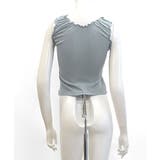 センターリボンギャザーノースリーブ 2WAY オフショル | Riff | 詳細画像25 