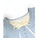 フェイクレイヤード胸リボントップス 半袖 重ね着風 | Riff | 詳細画像29 