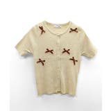 チェックリボン付きカーディガン サマーニット リブニット | Riff | 詳細画像18 