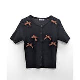 チェックリボン付きカーディガン サマーニット リブニット | Riff | 詳細画像19 