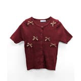 チェックリボン付きカーディガン サマーニット リブニット | Riff | 詳細画像20 