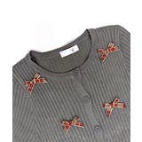 チェックリボン付きカーディガン サマーニット リブニット | Riff | 詳細画像25 