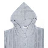 フード付きニット半袖カーディガン サマーニット ニットカーデ | Riff | 詳細画像17 