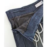 レースアップリボンデニムミニスカート インナーパンツ付き プリーツスカート | Riff | 詳細画像34 
