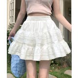 2段レースフリルミニスカート インナーパンツ付き ティアードスカート | Riff | 詳細画像6 