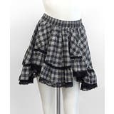 裾レースアシンメトリーフリルミニスカート インナーパンツ付き フレアスカート | Riff | 詳細画像20 