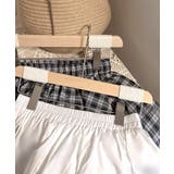 裾レースアシンメトリーフリルミニスカート インナーパンツ付き フレアスカート | Riff | 詳細画像3 