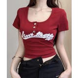 ヘンリーネックロゴプリントTシャツ 半袖 プリントT | Riff | 詳細画像20 