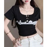 ヘンリーネックロゴプリントTシャツ 半袖 プリントT | Riff | 詳細画像6 