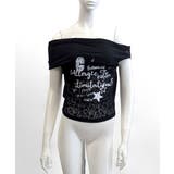 オフショルロゴレーストップス ワンショル ロゴプリント | Riff | 詳細画像26 