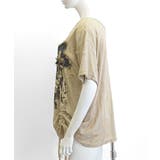 ワンショルダーバタフライ半袖Tシャツ ロゴプリント ワッペン | Riff | 詳細画像18 