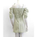 オフショルダーリボンミニワンピース パフスリーブ ショート丈ワンピース | Riff | 詳細画像16 