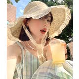 麦わら帽子 縁レース ストローハット | Riff | 詳細画像10