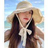 麦わら帽子 縁レース ストローハット | Riff | 詳細画像4