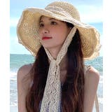 麦わら帽子 縁レース ストローハット | Riff | 詳細画像6
