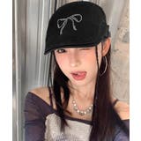 ラインストーンリボンハンチング帽 帽子 ハット | Riff | 詳細画像6 