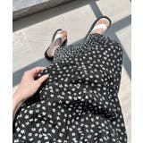 花柄サイドスリットフレアロングスカート ウエストゴム ティアードスカート | Riff | 詳細画像17 