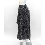 花柄サイドスリットフレアロングスカート ウエストゴム ティアードスカート | Riff | 詳細画像27 