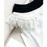 オフショルレースフリルトップス 2WAY フレンチスリーブ | Riff | 詳細画像3 