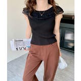 オフショルレースフリルトップス 2WAY フレンチスリーブ | Riff | 詳細画像36 