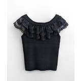 オフショルレースフリルトップス 2WAY フレンチスリーブ | Riff | 詳細画像43 