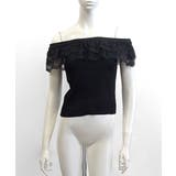 オフショルレースフリルトップス 2WAY フレンチスリーブ | Riff | 詳細画像44 