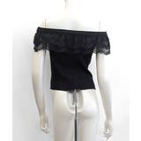 オフショルレースフリルトップス 2WAY フレンチスリーブ | Riff | 詳細画像46 