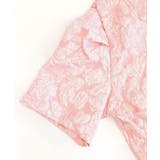 バックオープン花柄エンボスミニワンピース ウエスト見せ ジャガード | Riff | 詳細画像27 