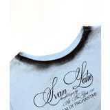 スプレー加工裾ドロストロゴプリントTシャツ ワンショル 英字プリント | Riff | 詳細画像25 