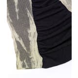 クロス切り替えロングTシャツ ロンT タイダイ | Riff | 詳細画像12 