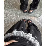 ウエストレースリボン総柄パンツ イージーパンツ ロングパンツ | Riff | 詳細画像13