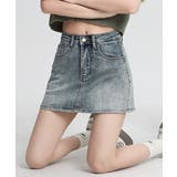 デニムミニスカート インナーパンツ付き スカパン | Riff | 詳細画像17 